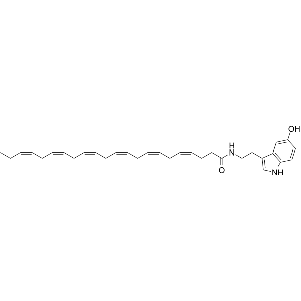 Docosahexaenoyl serotonin 283601-58-1